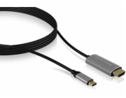 RaidSonic USB-C HDMI USB kabel, 1,8 m, černý (IB-CB020-C)
