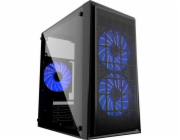 GEMBIRD CCC-FORNAX-950B Gaming design PC case 3x12cm fans blue