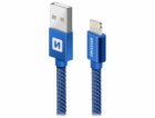 Swissten Datový Kabel Textile Usb / Lightning 2,0 M Modrý