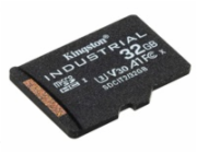 Kingston SDHC UHS-I U3 32 GB SDCIT2/32GBSP Kingston MicroSDHC karta 32GB Industrial C10 A1 pSLC Card Single Pack