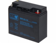 MPL MW POWER MW 20-12 UPS battery Lead-acid accumulator AGM Maintenance-free 12 V 20 Ah Black