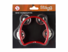 Stagg TAB-MINI/RD, mini tamburína červená