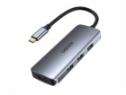 Adaptér 7w1 Choetech HUB-M19 USB-C (silver)