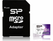 Silicon Power Superior Pro Colorful paměťová karta 128 GB MicroSDXC Třída 10 UHS-I + adaptér SD (SP128GBSTXDU3V20AB)