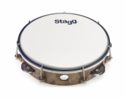 Stagg TAB-108P/WD, laditelná tamburína s blánou, 8"