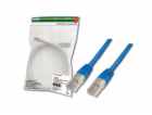 Digitus Patch Cable, UTP, CAT 5e, AWG 26/7, měď, modrý 3m