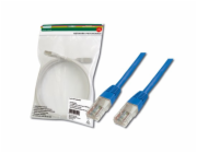 Digitus Patch Cable, UTP, CAT 5e, AWG 26/7, měď, modrý, 5m