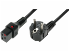 ASM IEC-EL262S Power Cable R/A Schuko plug H05VV-F 3 x 1....