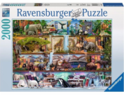 Puzzle 2000 dílků Svět zvířat