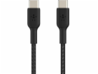 Belkin USB-C na USB-C kabel, 1m, černý - odolný