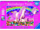 Ravensburger Puzzle 100 třpytek Unicorn XXL