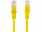 LANBERG PCU6-10CC-0150-Y Patchcord RJ45 cat. 6 UTP 1.5m y...