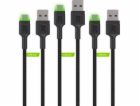 Green Cell KABGCSET03 USB cable 2 m USB A USB C Black