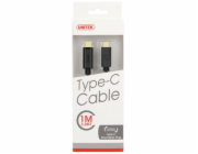 USB TYP-C TO microUSB 2.0 kabel; 1 m; Y-C473BK