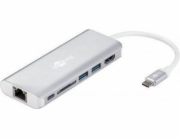 goobay USB-C víceportový adaptér HDMI USB CR RJ45 PD