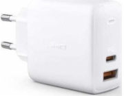 Aukey Aukey PA-B3 White Omnia Charger 2xusB Dodávka napájení (1XUSB A+1XUSB C) 65W 5.4A Síťová nabíječka