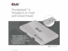 Club3D hubThunderbolt 4 Portable 5-in-1 Hub with Smart Power