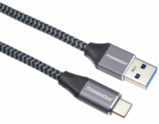 PremiumCord kabel USB-C - USB 3.0 A ku31cs1, 1 m PREMIUMCORD Kabel USB-C na USB 3.0 A (USB 3.1 generation 1, 3A, 5Gbit/s) 1m oplet