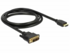 Delock Kabel DVI 18+1 samec > HDMI-A samec 1,5 m černý