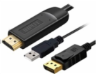 PremiumCord Kabel HDMI 2.0 na DisplayPort 1.2 pro rozliše...