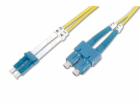 Digitus Fiber Optic Patch Cord SC (APC) to LC (PC), Singl...