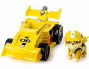 Paw Patrol - Ready, Race, Rescue, Rubbles Race & Go Deluxe Basis Fahrzeug, Spielfahrzeug