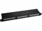 A-LAN Patch panel 1U 19 STP 24p. cat6 LSA police Q-LANTEC...