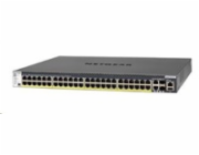 NETGEAR M4300-52G-PoE+ 1000W PSU Řízený L2/L3/L4 Gigabit Ethernet (10/100/1000) Podpora napájení po Ethernetu (PoE) 1U Černá