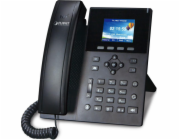 Planet VIP-1260PTVoIP telefon, HD audio G.722/Opus, barevný LCD, Auto Provision, Dual GbE LAN, PoE, CZ menu