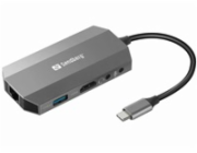 Sandberg 136-33 USB-C 6-in-1 Travel Dock