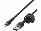 Belkin Flex Lightning/USB-A 1m mfi cert., cerný    CAA010...