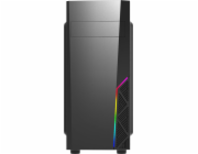 Zalman skříň T8 / middle tower / ATX / 1x120mm / 2xUSB 2.0 / USB 3.0 / RGB / černá