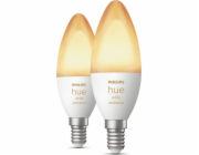 Philips Hue LED Lampe E14 2er Set 5,2W 320lm White Ambiance