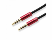 Sbox AUX Cable 3.5mm to 3.5mm strawberry red 3535-1.5R