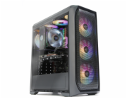 Zalman N5 MF ATX, RGB fan x4, Mesh