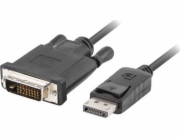 Lanberg DisplayPort - DVI-D kabel 1m černý (CA-DPDV-10CU-0010-BK)