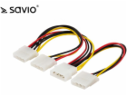 Savio Molex - Molex x3, 0,18 m, vícebarevný (SAVIO AK-16)