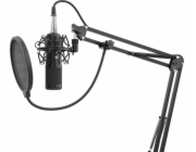 Streamovací mikrofon Genesis Radium 300,XLR, kardioidní polarizace, ohybné rameno, pop-filter