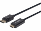 Manhattan DisplayPort – kabel HDMI 1 m černý (153195)