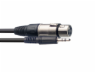 Stagg SAC1MPSXF, kabel XLR/mini JACK, 1m