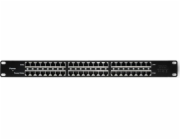 QOLTEC 48V Patch Panel RACK | 24 portů | Pasivní 