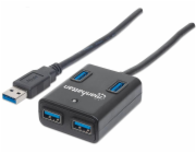 USB HUB Manhattan 4x USB-A 3.0 (162302)