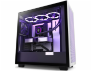 NZXT skříň H7 Flow edition / ATX / 2x 120 mm fan / USB-C / 2x USB / prosklená bočnice / mesh panel / bíločerná