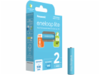 1x2 Panasonic Eneloop lite Micro 550mAh AAA Ni-MH    BK-4...