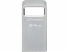 Kingston Flash Disk 64GB DataTraveler Micro 200MB/s Metal...