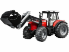 Bruder Traktor Massey Ferguson 7480 s čelním nakladačem, ...