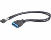 GEMBIRD adapter USB 3.0 FP - USB 2.0 MB 30 cm