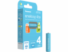 1x4 Panasonic Eneloop lite Micro 550mAh AAA Ni-MH    BK-4...