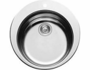 Pyramis Kiba 1B 100053801 Stainless steel sink 1 bowl 48.5 cm diameter silver