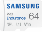 Samsung micro SDXC karta 64GB PRO Endurance + SD adaptér